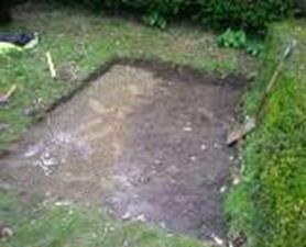 This is the excavation for a Dry mix Concrete Base with part of the dry mix in on the 20/03/2008
