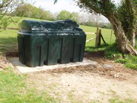 This is the concrete slab base 8 x 6 to fit a BH 1360 on the 20/03/2008
