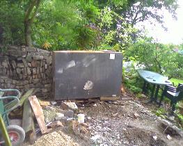 This is the concrete slab base 8 x 6 to fit a BH 1360 on the 20/03/2008
