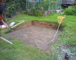 This is the concrete slab base 8 x 6 to fit a BH 1360 on the 20/03/2008
