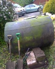 This is the concrete slab base 8 x 6 to fit a BH 1360 on the 20/03/2008