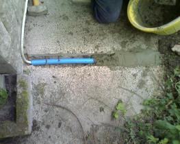 This is the concrete slab base 8 x 6 to fit a BH 1360 on the 20/03/2008