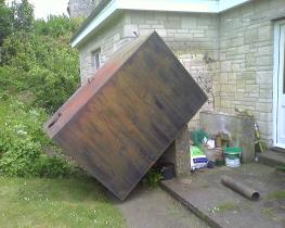 This is the concrete slab base 8 x 6 to fit a BH 1360 on the 20/03/2008
